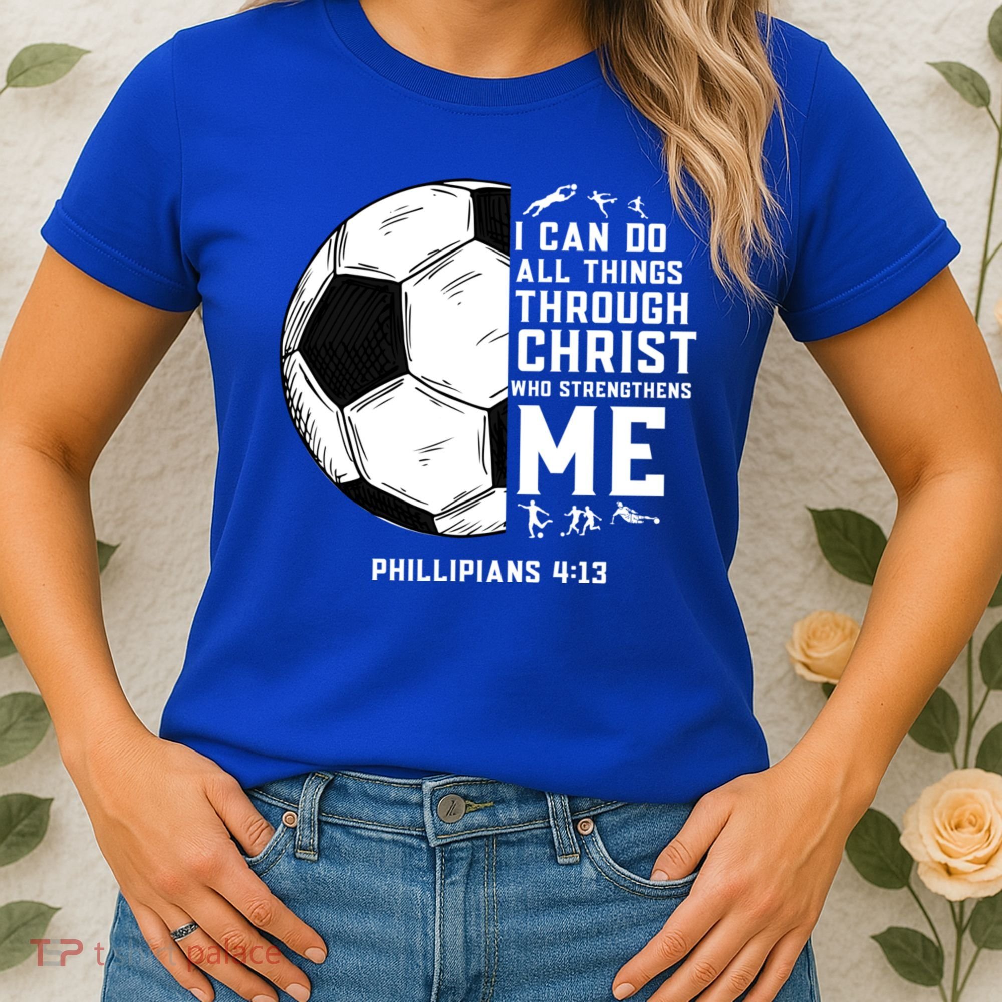 Christian Soccer Religious Gifts Women's T-Shirt