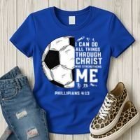 Christian Soccer Religious Gifts Women's T-Shirt thumb 3