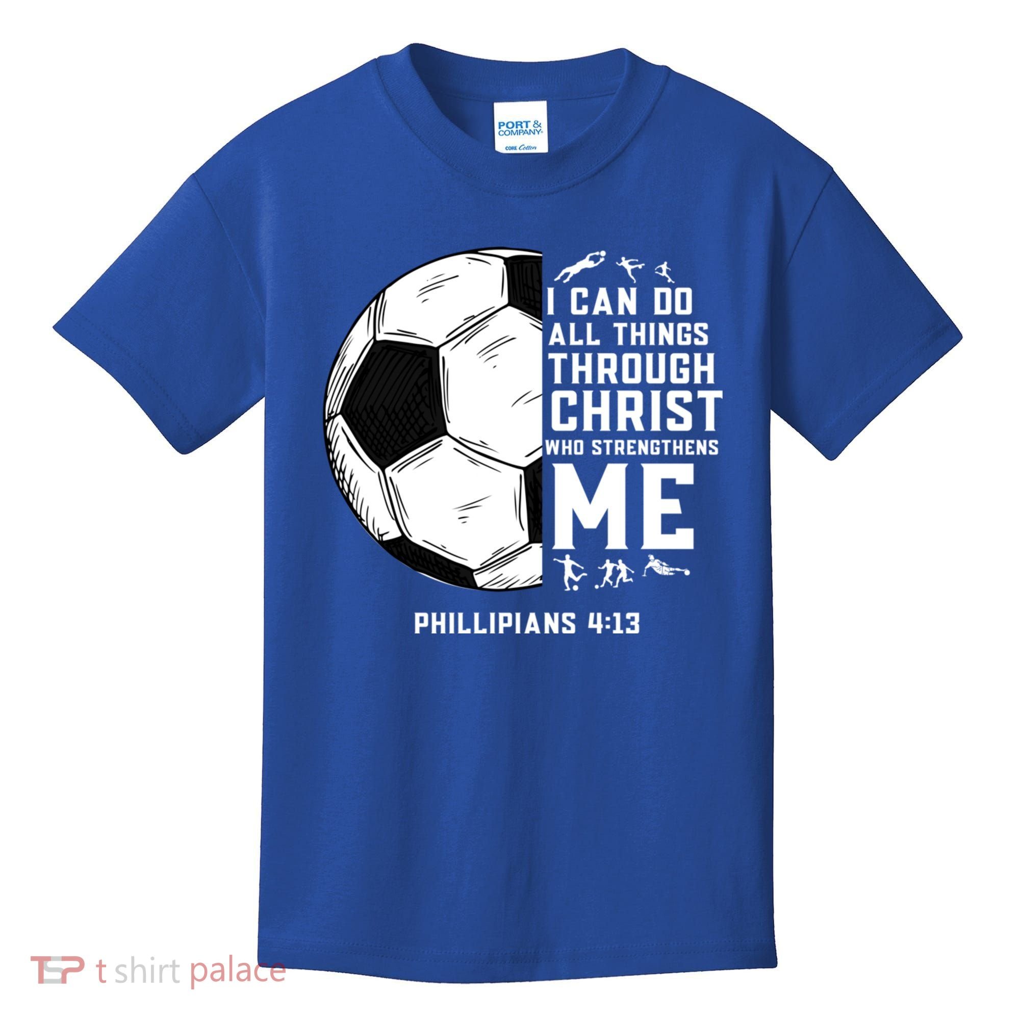 Christian Soccer Religious Gifts Kids T-Shirt