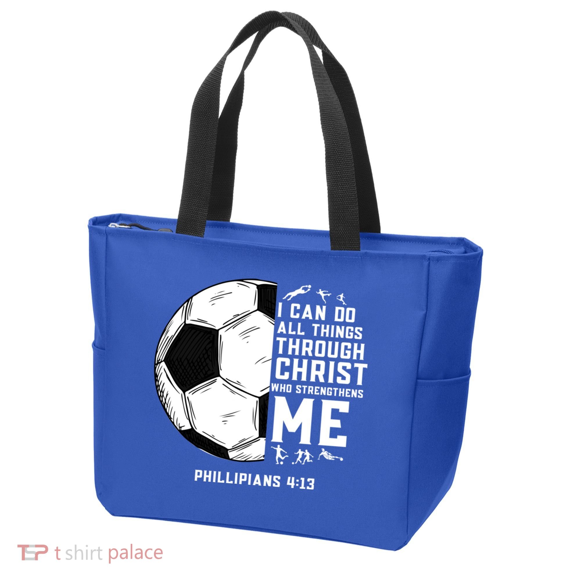 Christian Soccer Religious Gifts Tote Bag