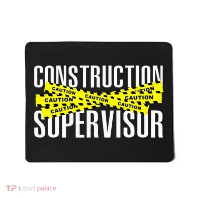 Construction Supervisor Road Worker Construction Worker Road Mousepad