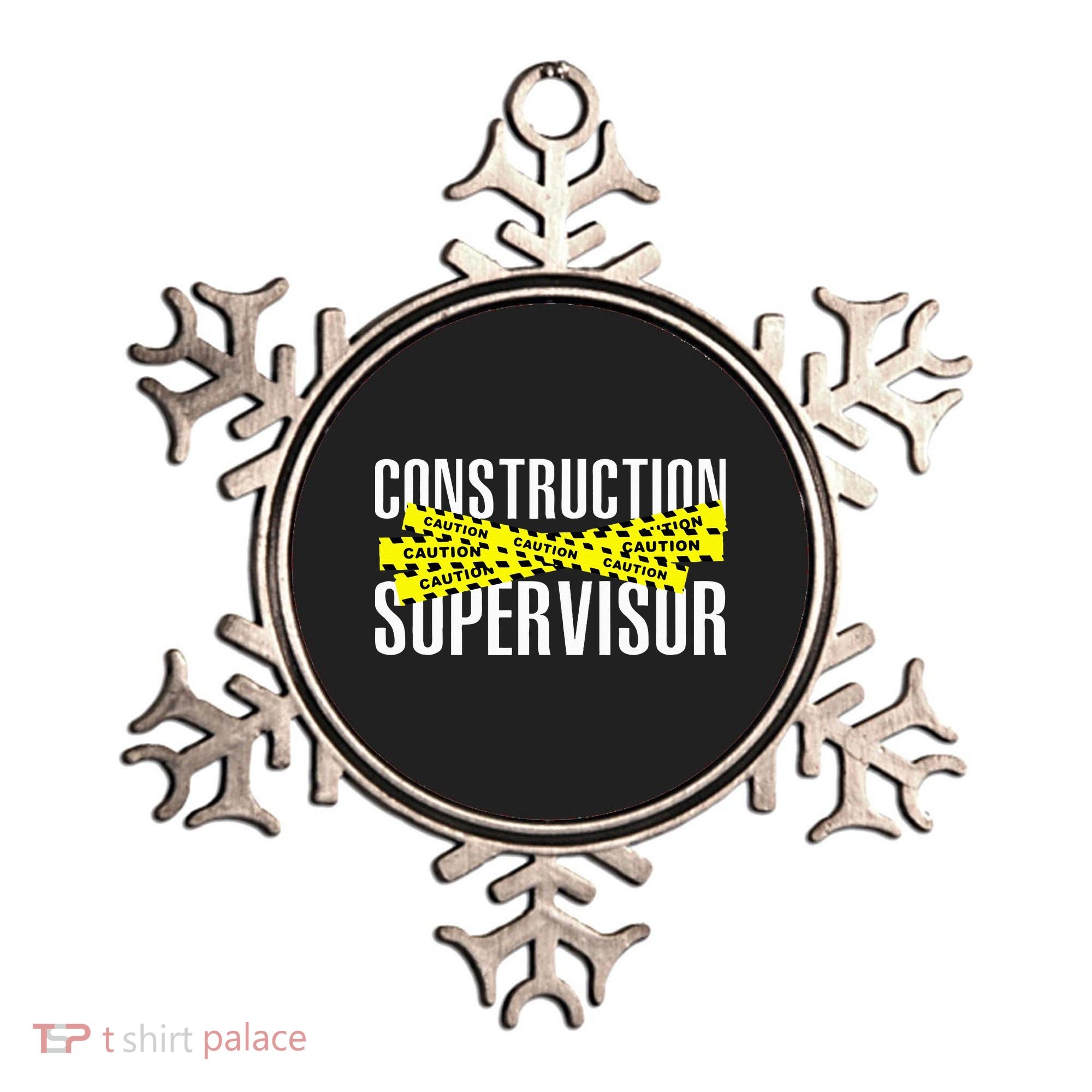Construction Supervisor Road Worker Construction Worker Road Ornament