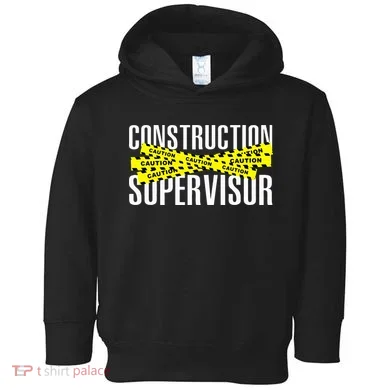 Construction Supervisor Road Worker Construction Worker Road Toddler Hoodie