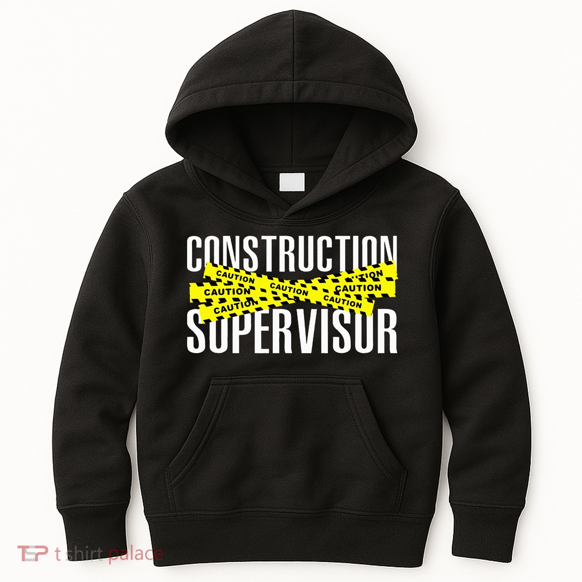 Construction Supervisor Road Worker Construction Worker Road Kids Hoodie