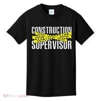 Construction Supervisor Road Worker Construction Worker Road Kids T-Shirt thumb 0