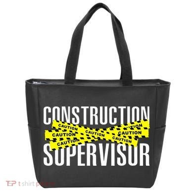 Construction Supervisor Road Worker Construction Worker Road Tote Bag