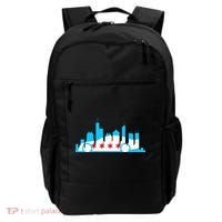 Chicago Skyline Race Car Chicago Flag Backpack thumb 0