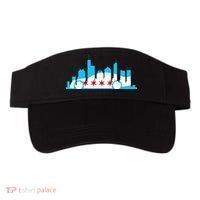 Chicago Skyline Race Car Chicago Flag Visor thumb 0