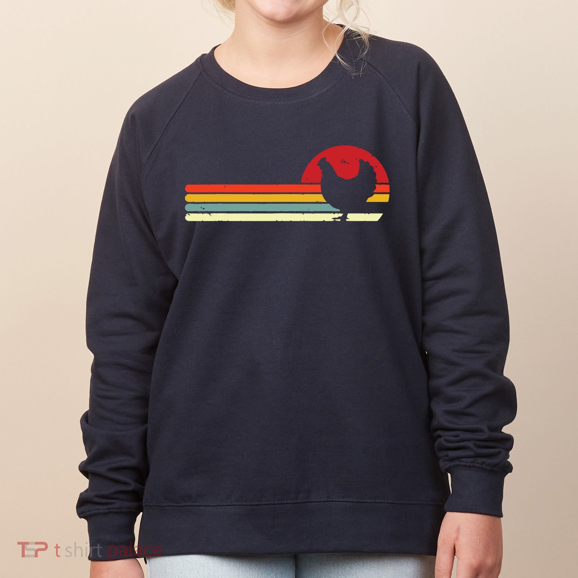 Chicken Shirts Retro Style Women's Sweatshirt