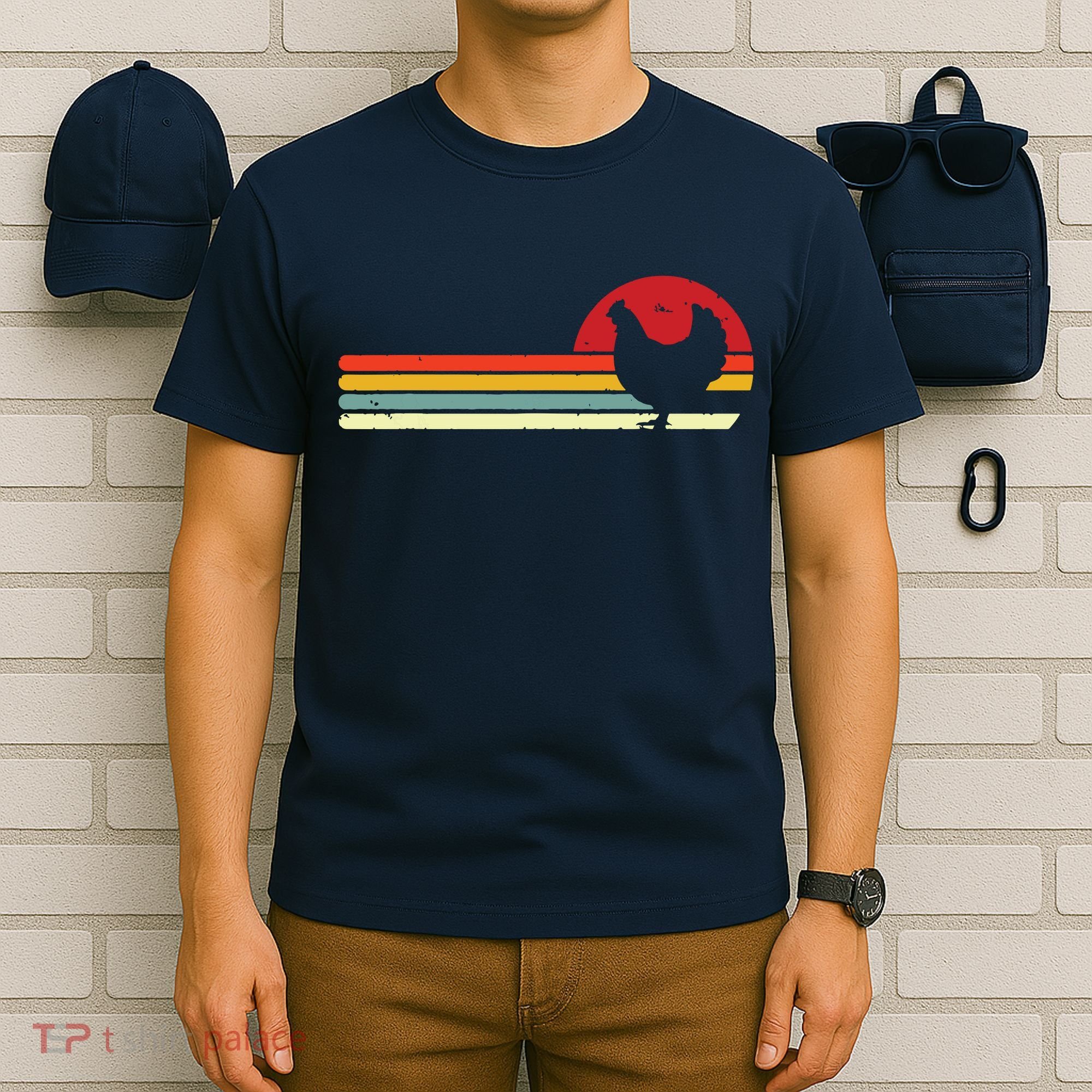 Chicken Shirts Retro Style T-Shirt