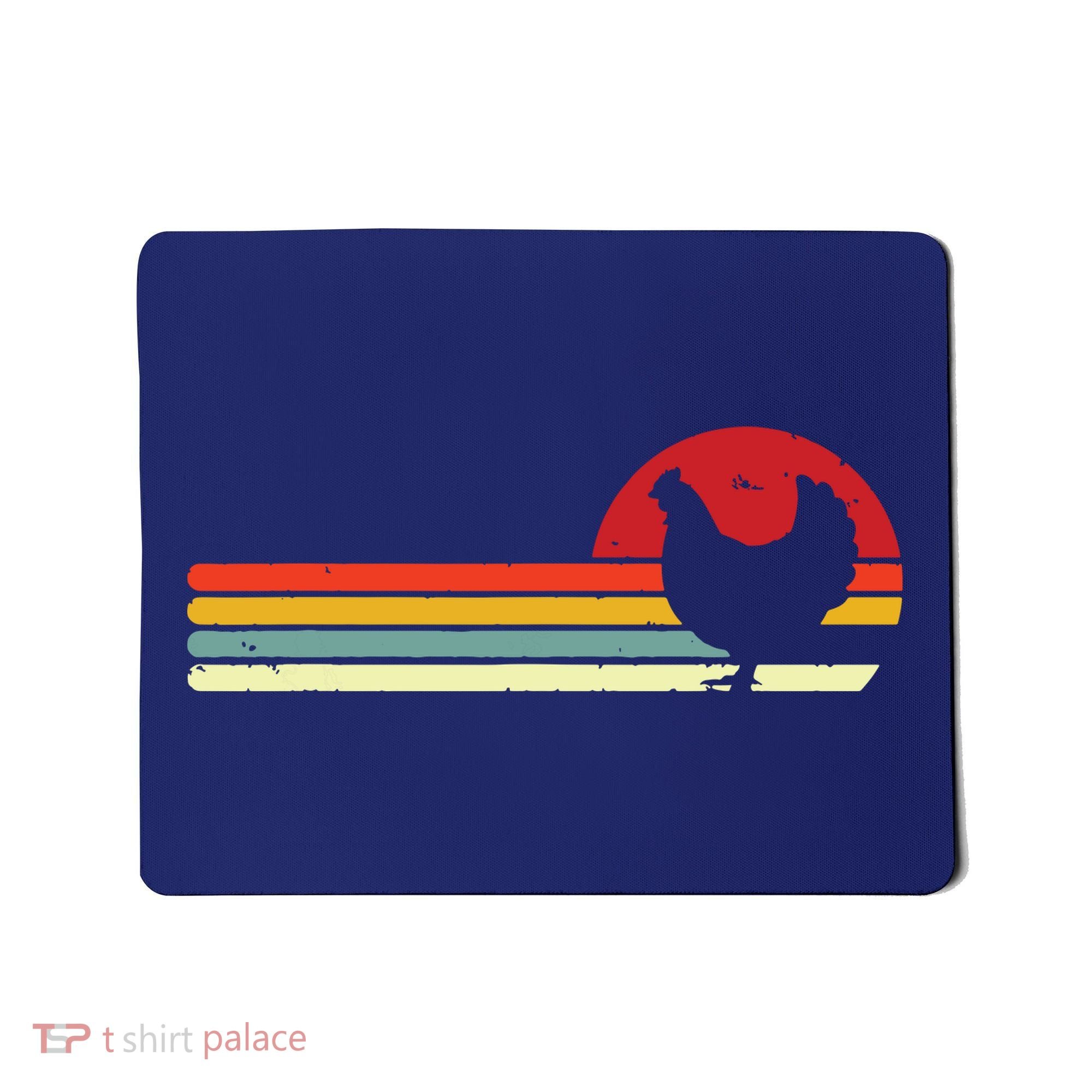 Chicken Shirts Retro Style Mousepad