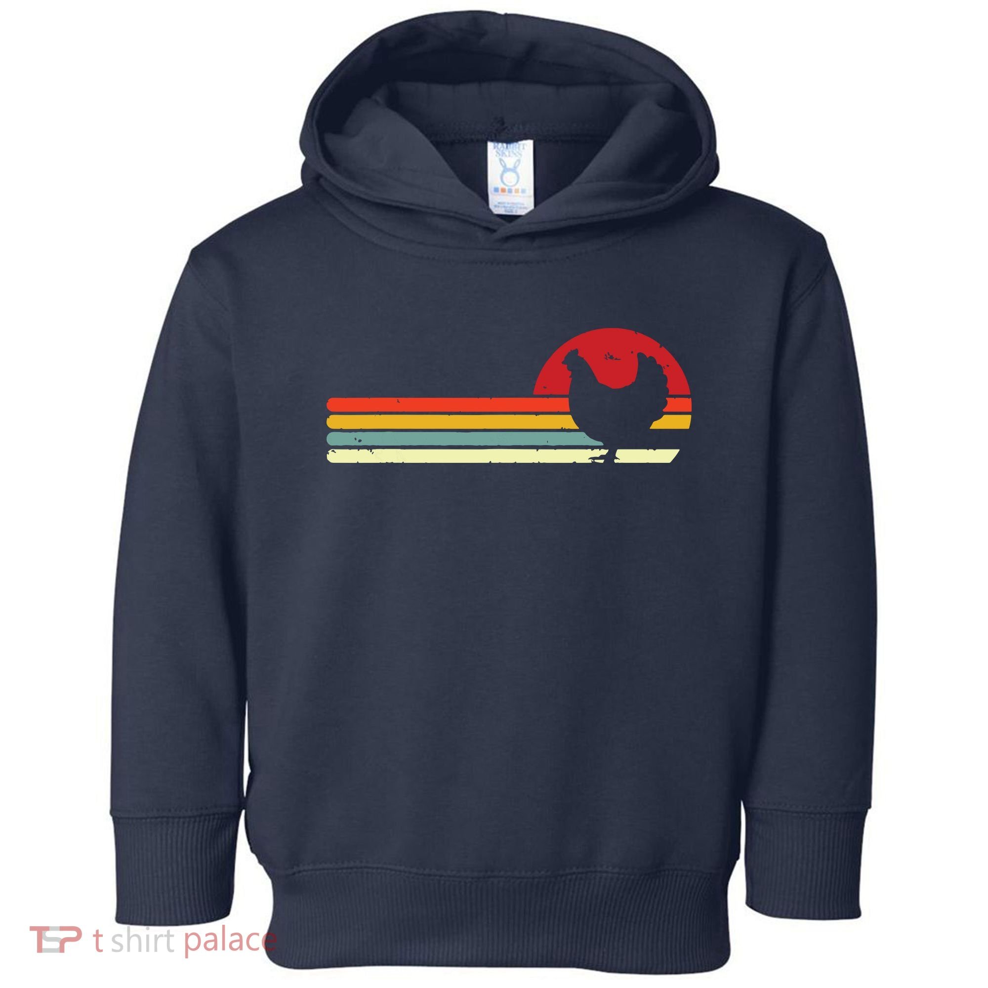 Chicken Shirts Retro Style Toddler Hoodie