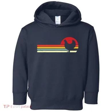 Chicken Shirts Retro Style Toddler Hoodie