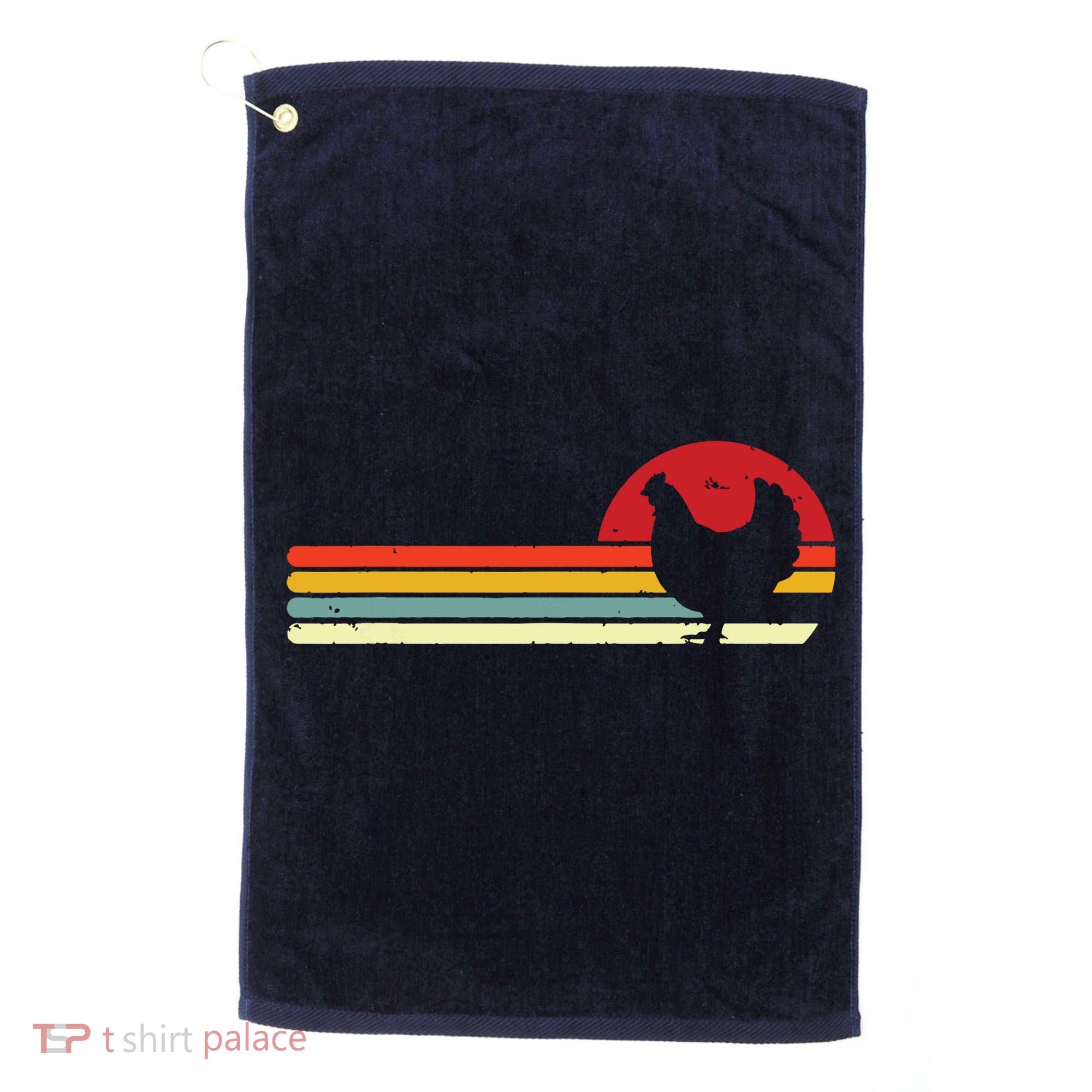 Chicken Shirts Retro Style Golf Towel