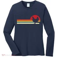 Chicken Shirts Retro Style Women's Long Sleeve Shirt thumb 0