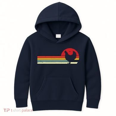 Chicken Shirts Retro Style Kids Hoodie