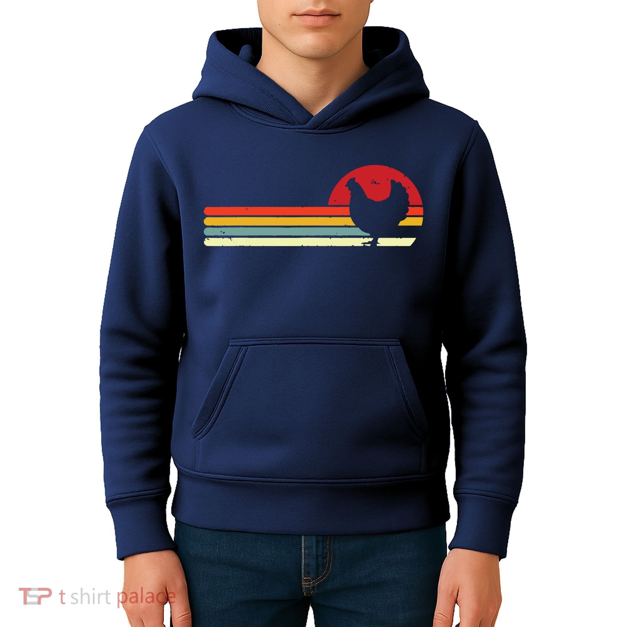 Chicken Shirts Retro Style Kids Hoodie
