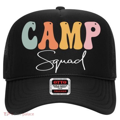 Camp Squad Retro Groovy Vintage Happy First Day Of School Gift Hat
