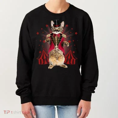 Circus S Ringmaster Cat Ringmaster Costume Women's Sweatshirt