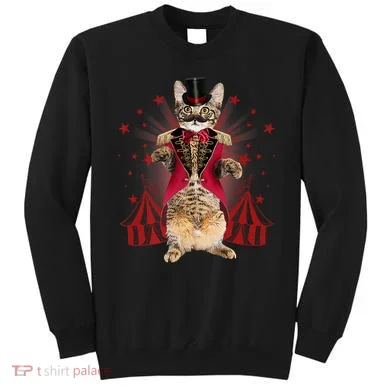 Circus S Ringmaster Cat Ringmaster Costume Sweatshirt