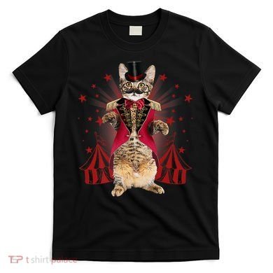 Circus S Ringmaster Cat Ringmaster Costume T-Shirt