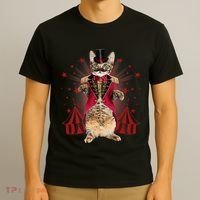 Circus S Ringmaster Cat Ringmaster Costume T-Shirt thumb 3