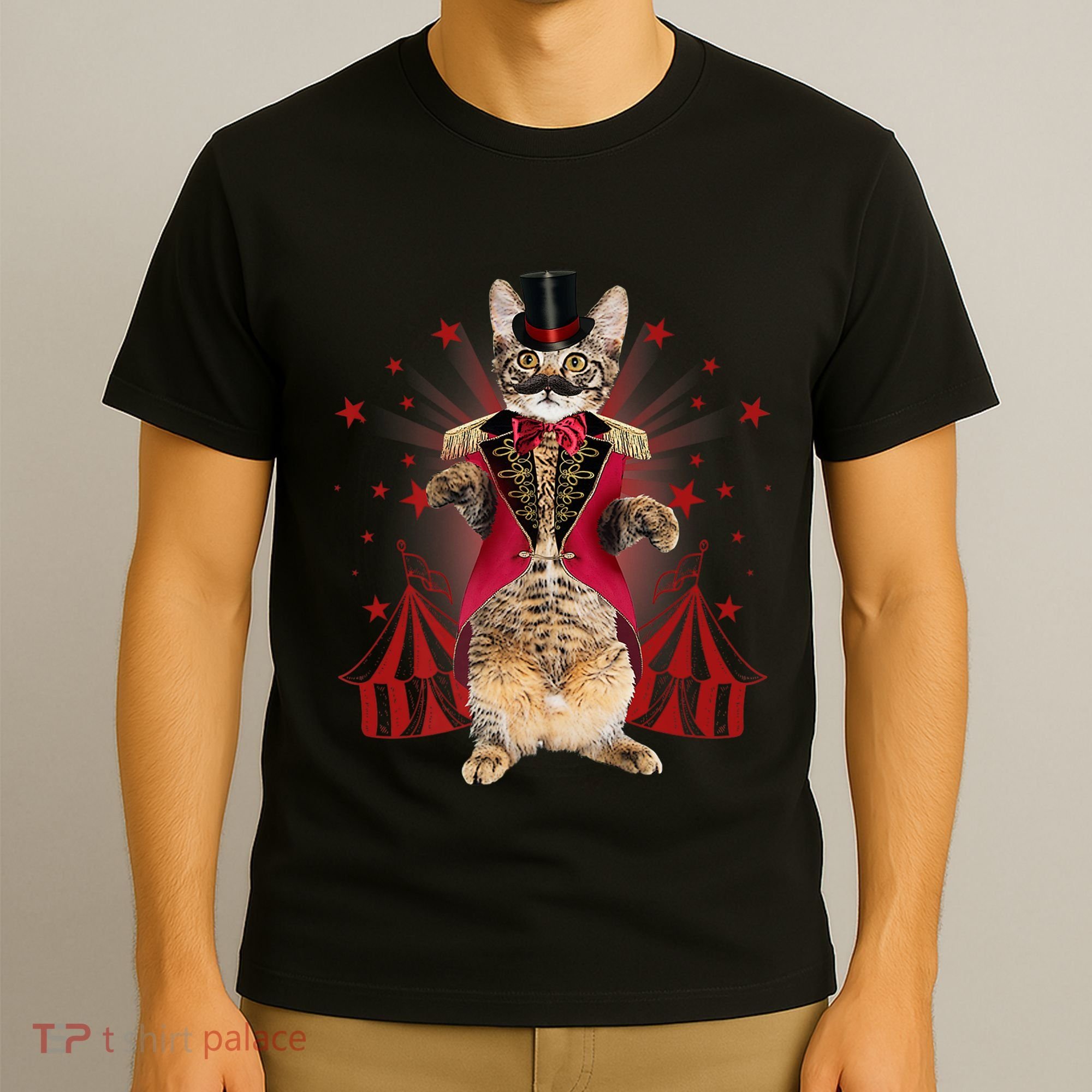 Circus S Ringmaster Cat Ringmaster Costume T-Shirt