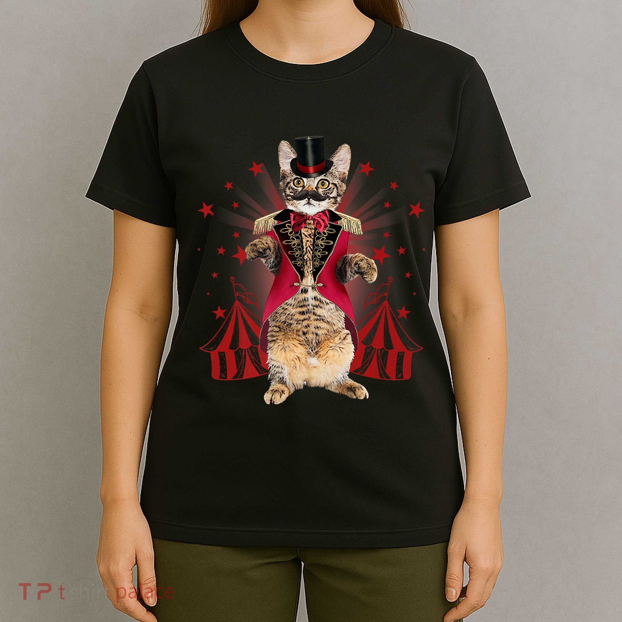 Circus S Ringmaster Cat Ringmaster Costume T-Shirt