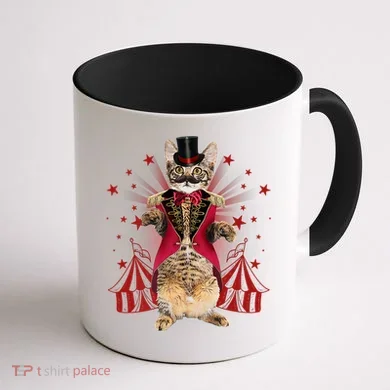 Circus S Ringmaster Cat Ringmaster Costume Coffee Mug back