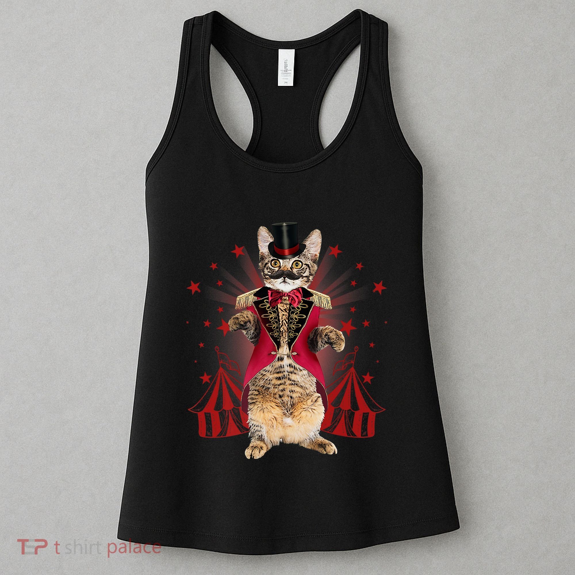 Circus S Ringmaster Cat Ringmaster Costume Women's Tank Top