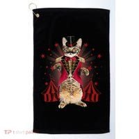 Circus S Ringmaster Cat Ringmaster Costume Golf Towel thumb 0