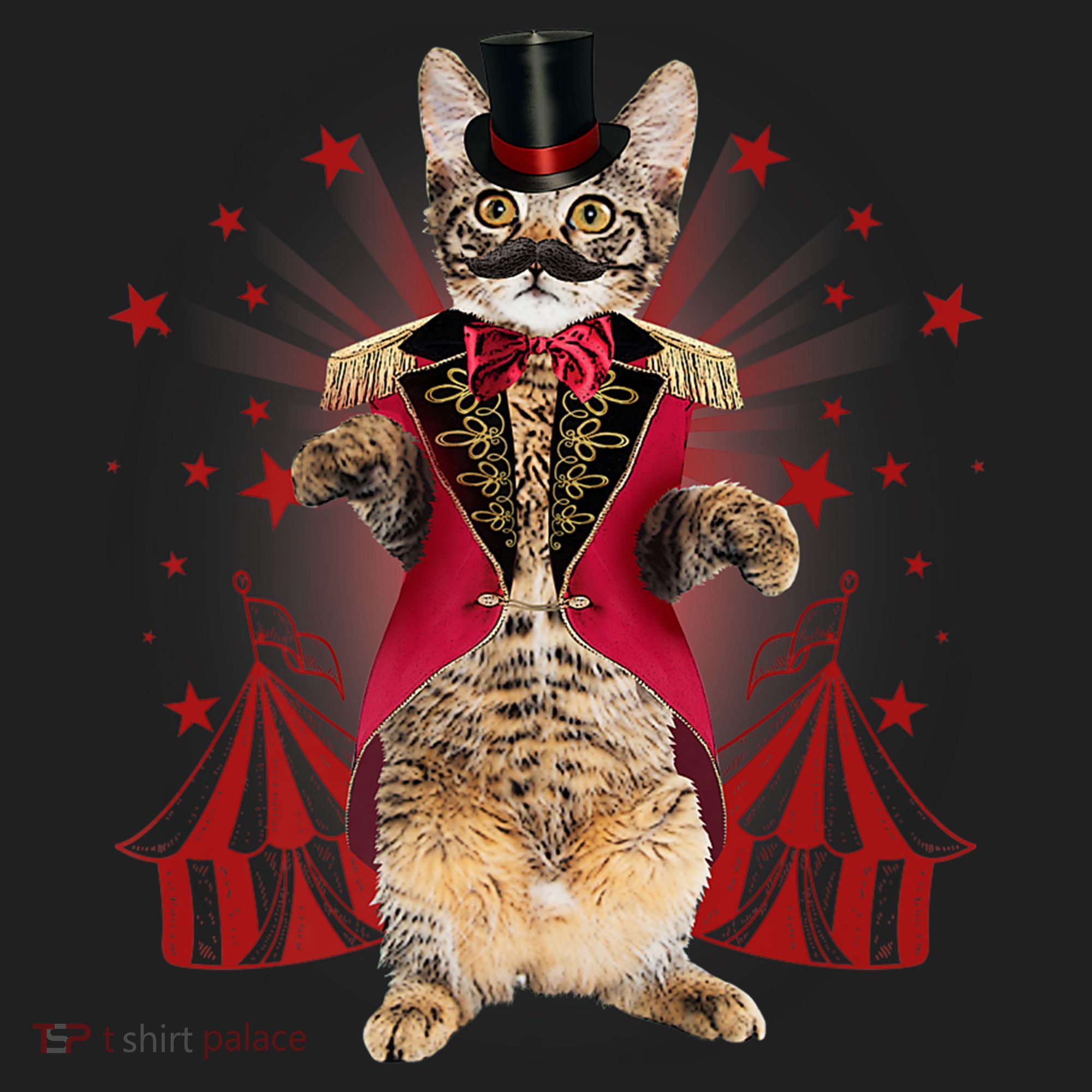 Circus S Ringmaster Cat Ringmaster Costume Golf Towel
