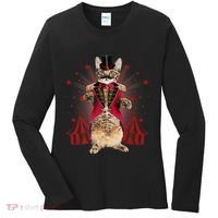 Circus S Ringmaster Cat Ringmaster Costume Women's Long Sleeve Shirt thumb 0