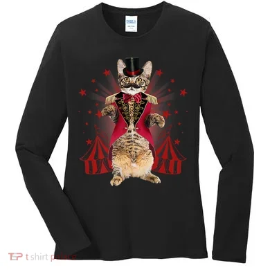 Circus S Ringmaster Cat Ringmaster Costume Women's Long Sleeve Shirt