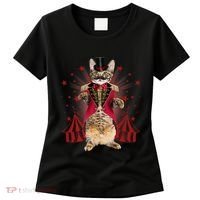 Circus S Ringmaster Cat Ringmaster Costume Women's T-Shirt thumb 0