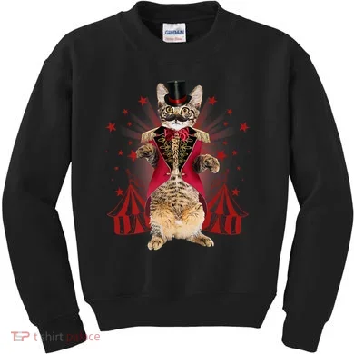 Circus S Ringmaster Cat Ringmaster Costume Kids Sweatshirt