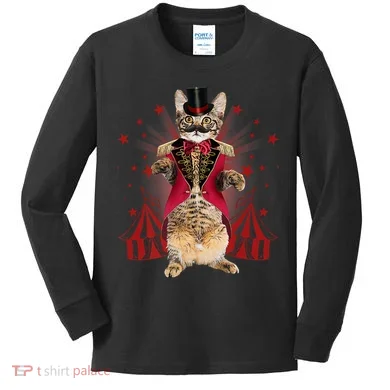 Circus S Ringmaster Cat Ringmaster Costume Kids Long Sleeve Shirt