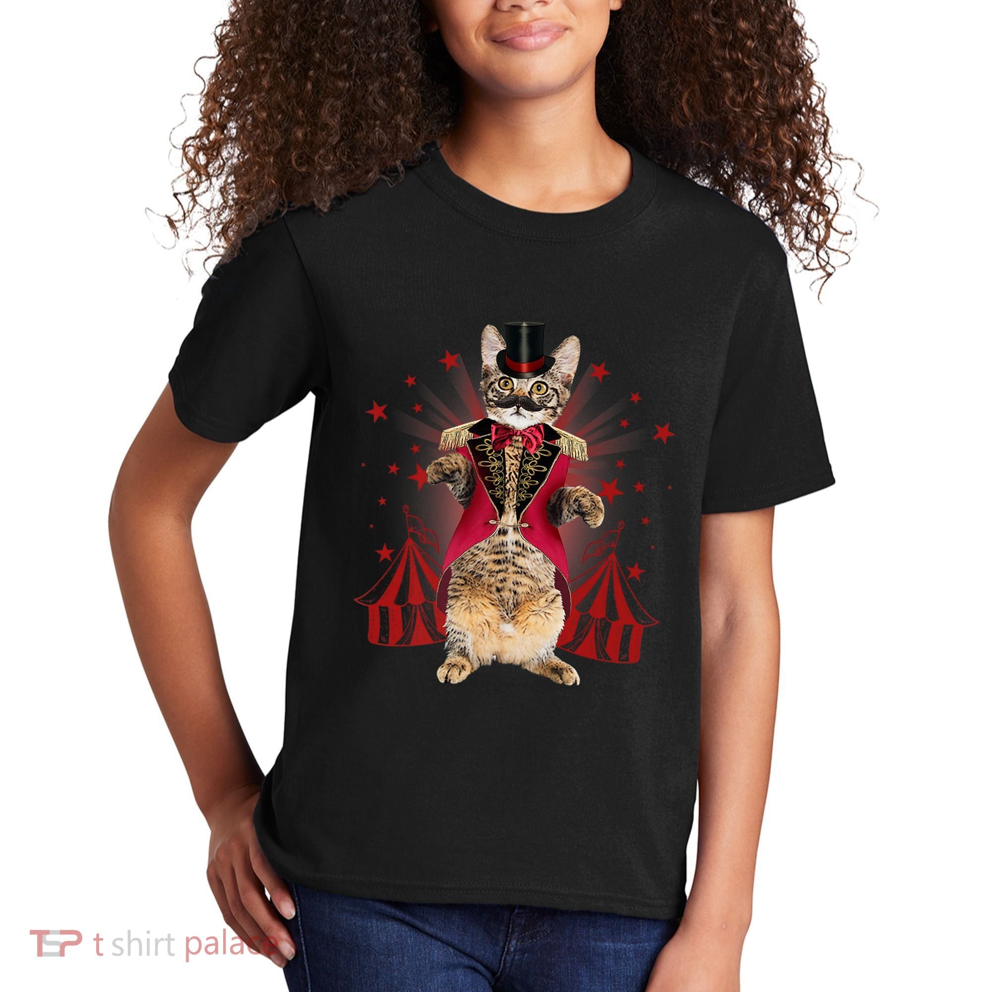 Circus S Ringmaster Cat Ringmaster Costume Kids T-Shirt