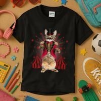Circus S Ringmaster Cat Ringmaster Costume Kids T-Shirt thumb 3