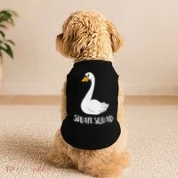 Cute Swan Squad Funny Team Swans Doggie Tank thumb 2