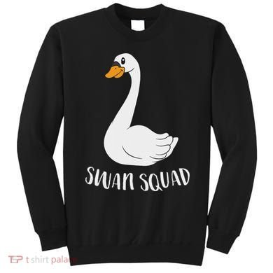 Cute Swan Squad Funny Team Swans Sweatshirt