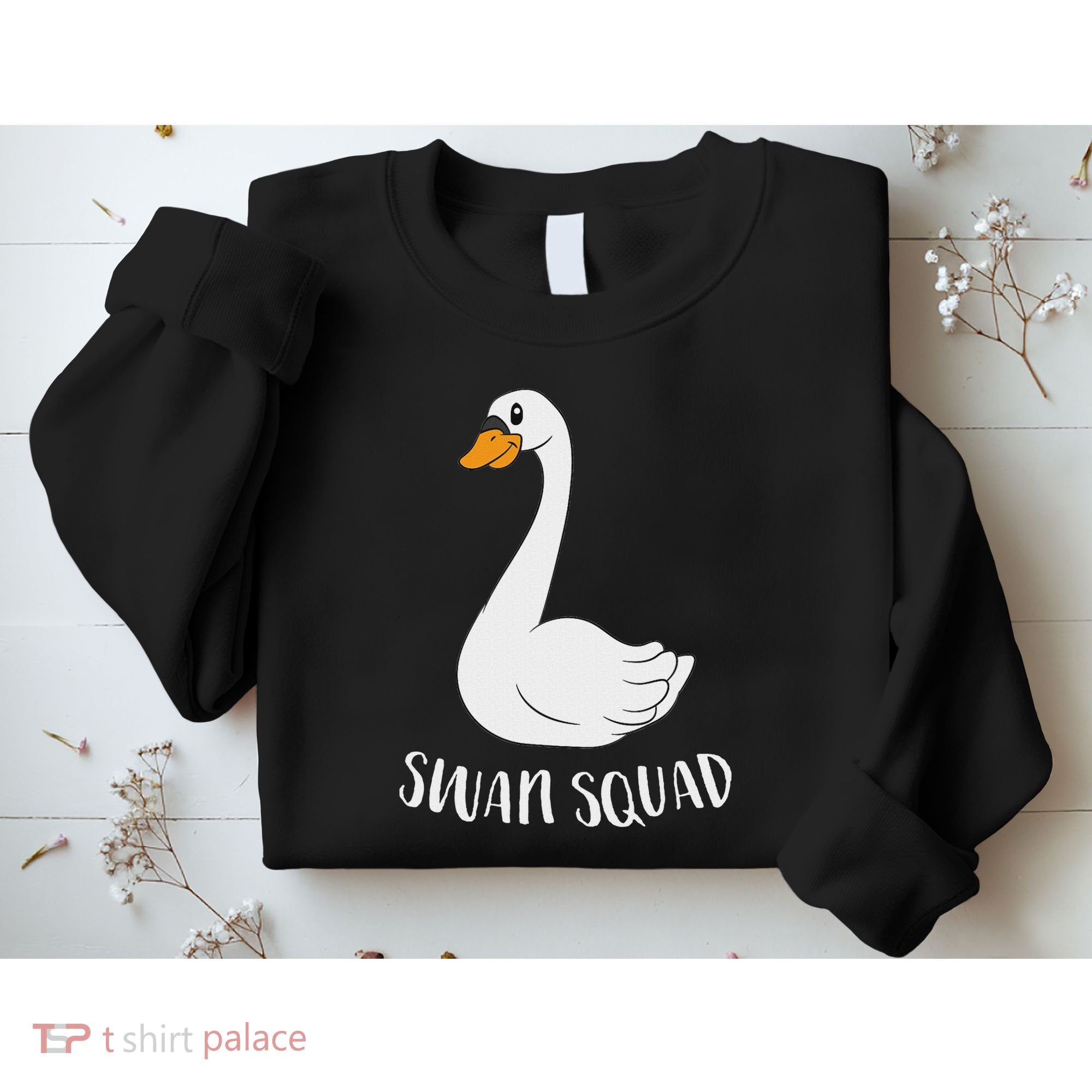 Cute Swan Squad Funny Team Swans Sweatshirt