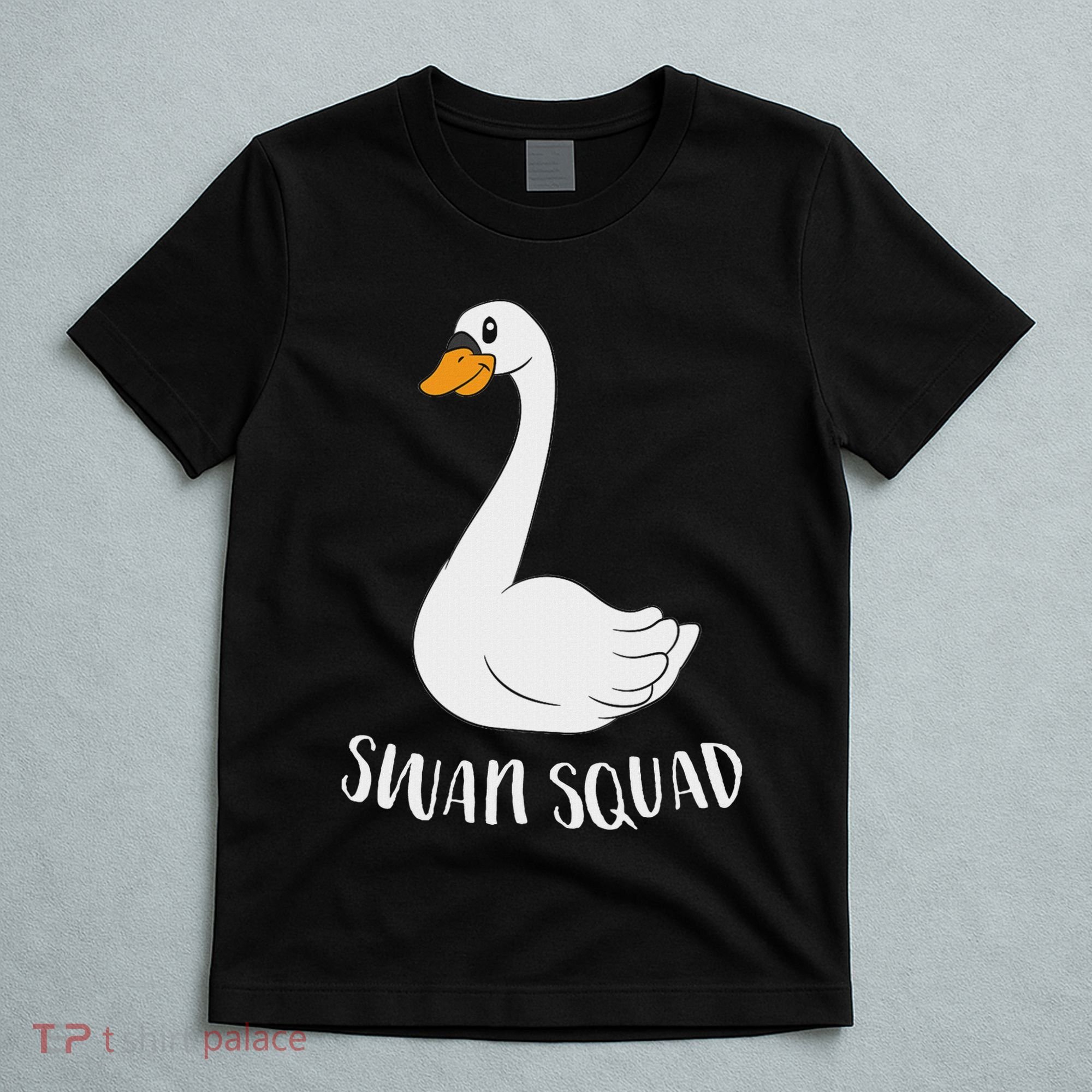 Cute Swan Squad Funny Team Swans T-Shirt