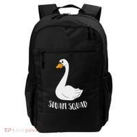 Cute Swan Squad Funny Team Swans Backpack thumb 0