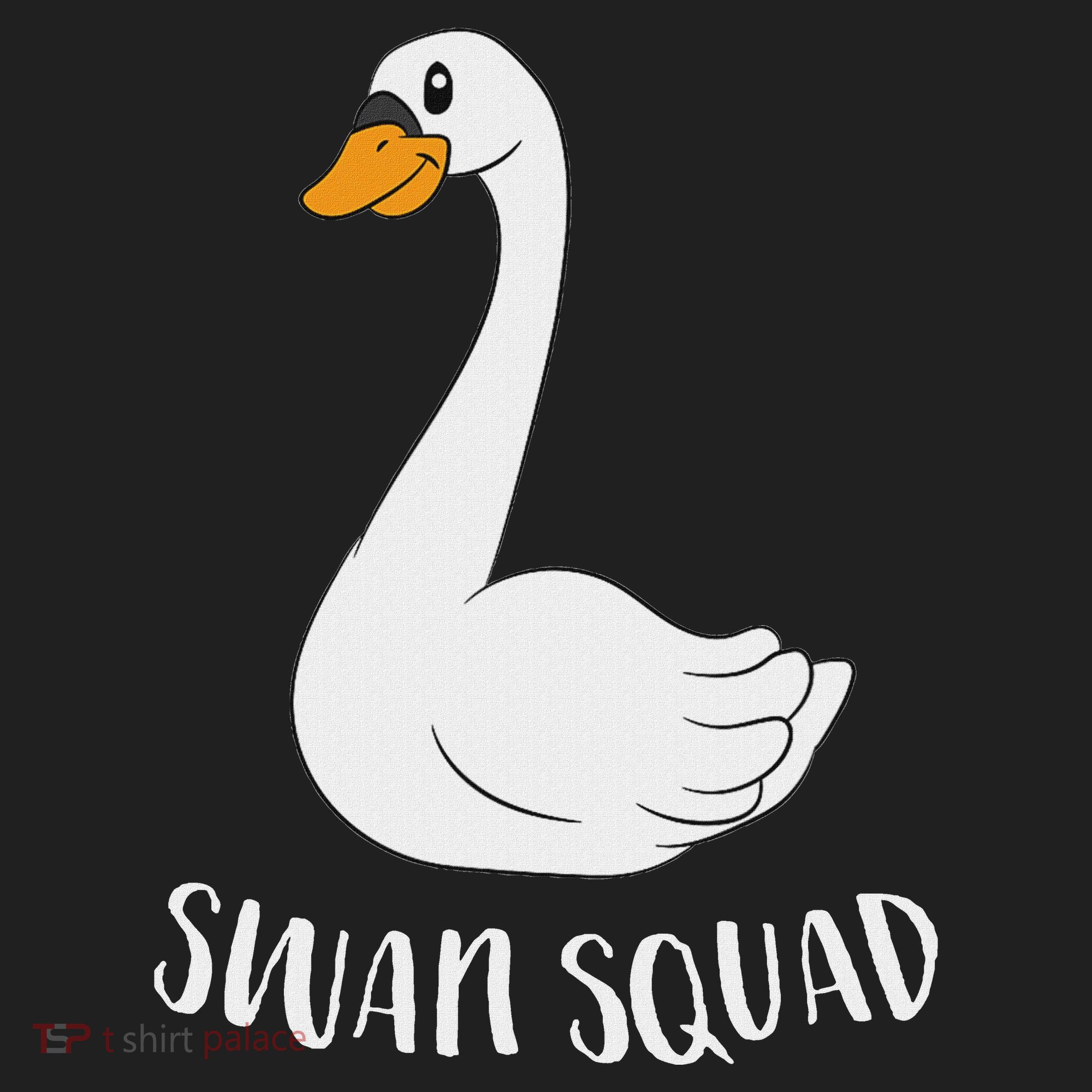 Cute Swan Squad Funny Team Swans Beanie