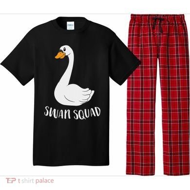 Cute Swan Squad Funny Team Swans Pajama Set
