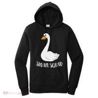 Cute Swan Squad Funny Team Swans Women's Hoodie thumb 0