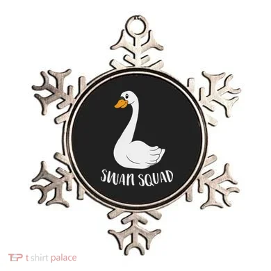 Cute Swan Squad Funny Team Swans Ornament