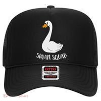 Cute Swan Squad Funny Team Swans Hat thumb 0