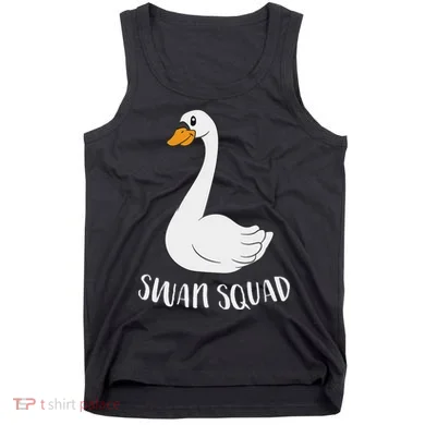 Cute Swan Squad Funny Team Swans Tank Top